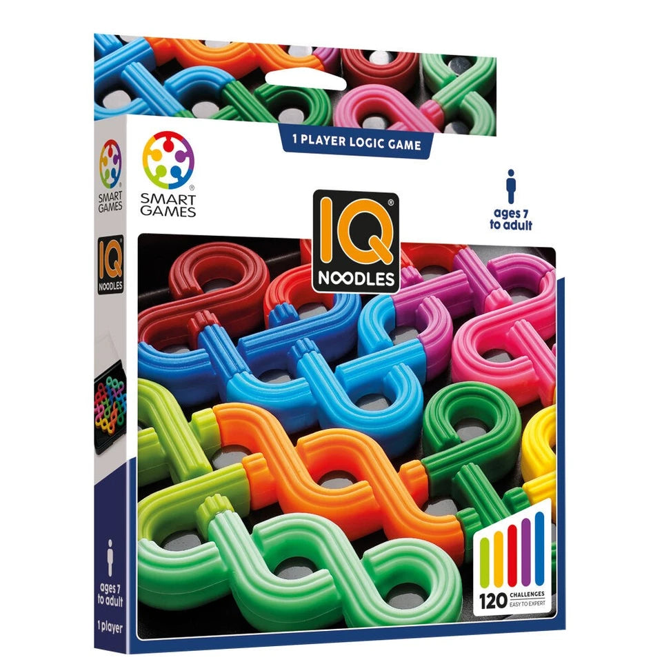 Smart Games IQ Noodles Puzzle | Kids Logic Brain Teaser | Suitable Ages 7+ | Educational Toy
