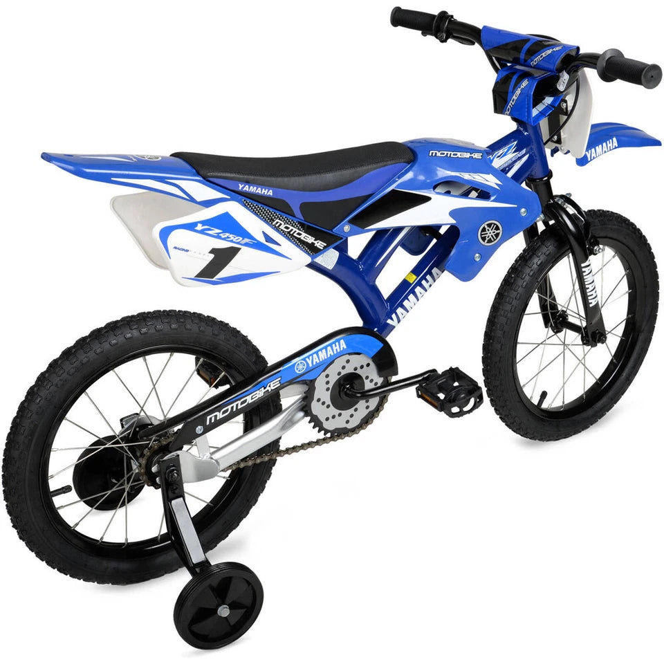 Yamaha Kids/Children MotoBike Child’s BMX Boys Youth 16" Bicycle Bike Blue 3y+