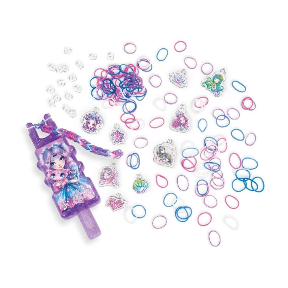 2PK Nebulous Stars Rainbow Loom NS Auto Charm Set 300 Elastics 9 Cute