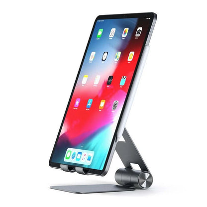 Satechi Aluminium Space Grey R1 Foldable Stand Mount For Phone/Laptop/Tablet