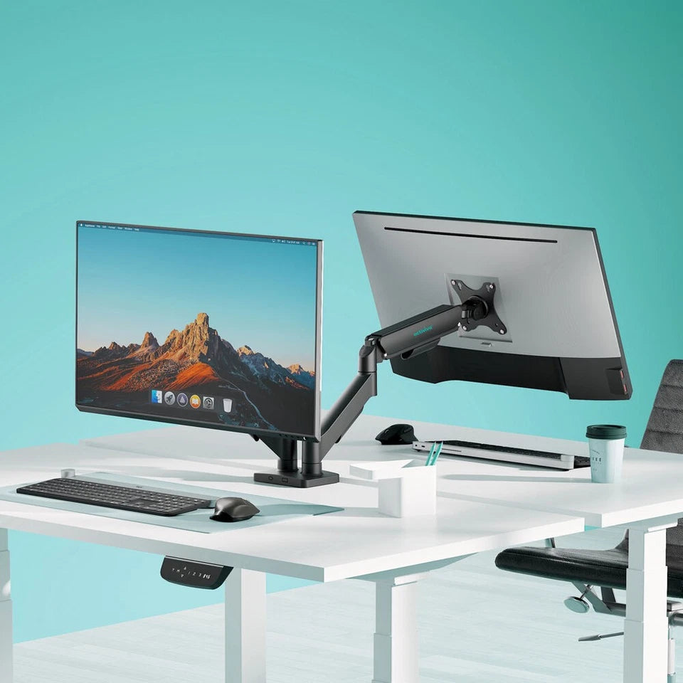 Activiva Ergolife Dual-Screen Mount | Gas Spring Monitor Arm - 17-32" Monitors | Ergonomic Design