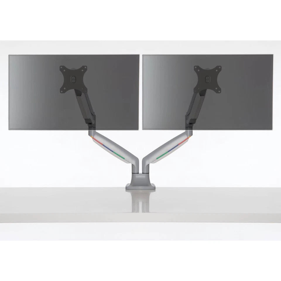 Kensington SmartFit One Touch Adjust | Dual Arm Mount For 13"-32" Monitor Grey |