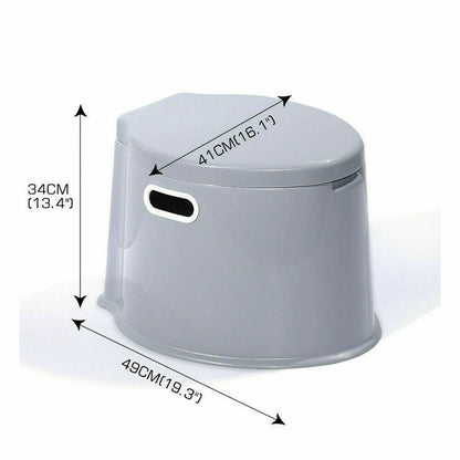 Outdoor Portable Toilet | 6L Capacity Camping Potty | Caravan Travel Camp Boating Tent Hiking | Durable  polyethylene