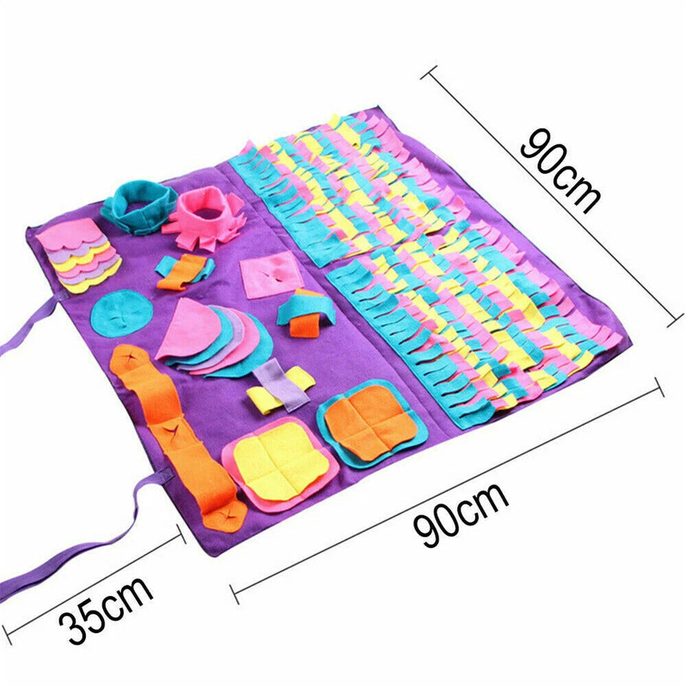 Pet Dog Nose Sniffing Training Pad | Puppy Puzzle Pad | Pet Entertainment