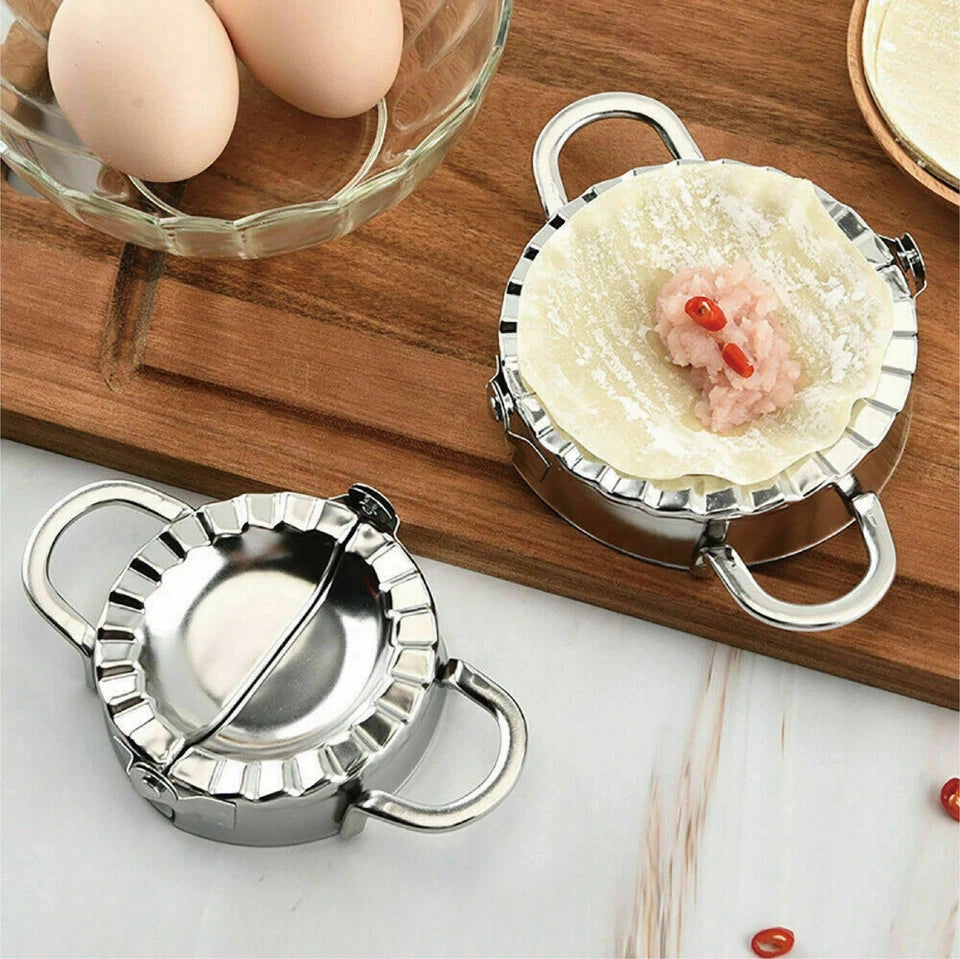 Dumpling Maker Stainless Steel | Dough Press Pie Ravioli Making Mold Mould - Dumpling Press Ring Cutter