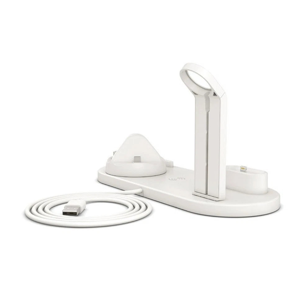 Apple All in One Charging Station | 4 in1 For iPhone Xs Apple Watch Airpods | Fast Wireless Charging | Inbuilt Charge Protection