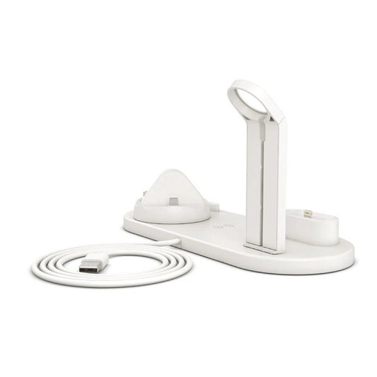 Apple All in One Charging Station | 4 in1 For iPhone Xs Apple Watch Airpods | Fast Wireless Charging | Inbuilt Charge Protection