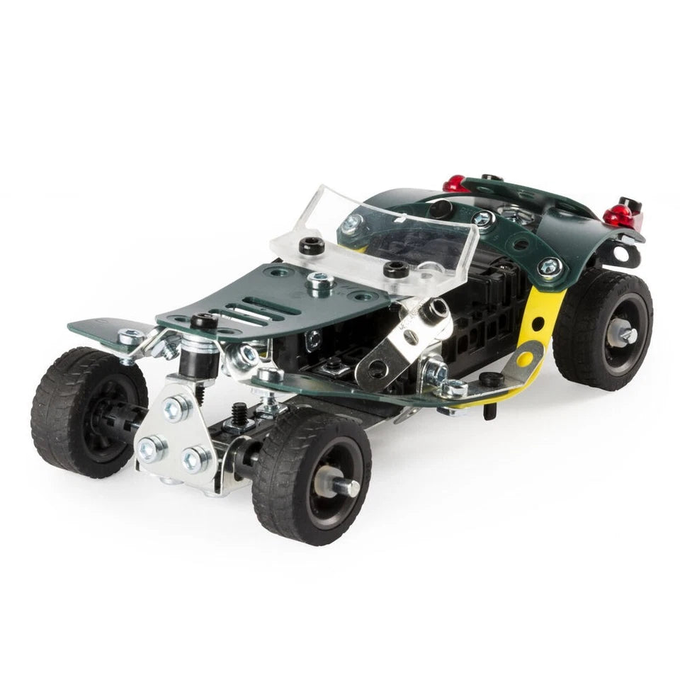 174pc Meccano 5-in-1 | Multi Model Roadster | Childrens Building Set 8Y+ | Lego Like