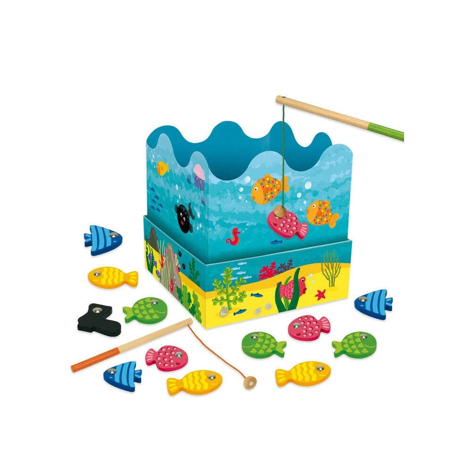 Goula Fishing Game Magnetic Fishing Toy Kids/Children Educational Toy Set 2y+