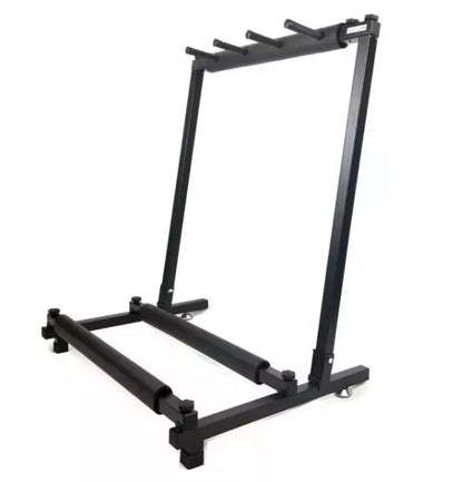Guitar Stand Fits 3 Guitars | Bass Display Rack | Metal Contrsuction | anti-collision foam | Non-Slip
