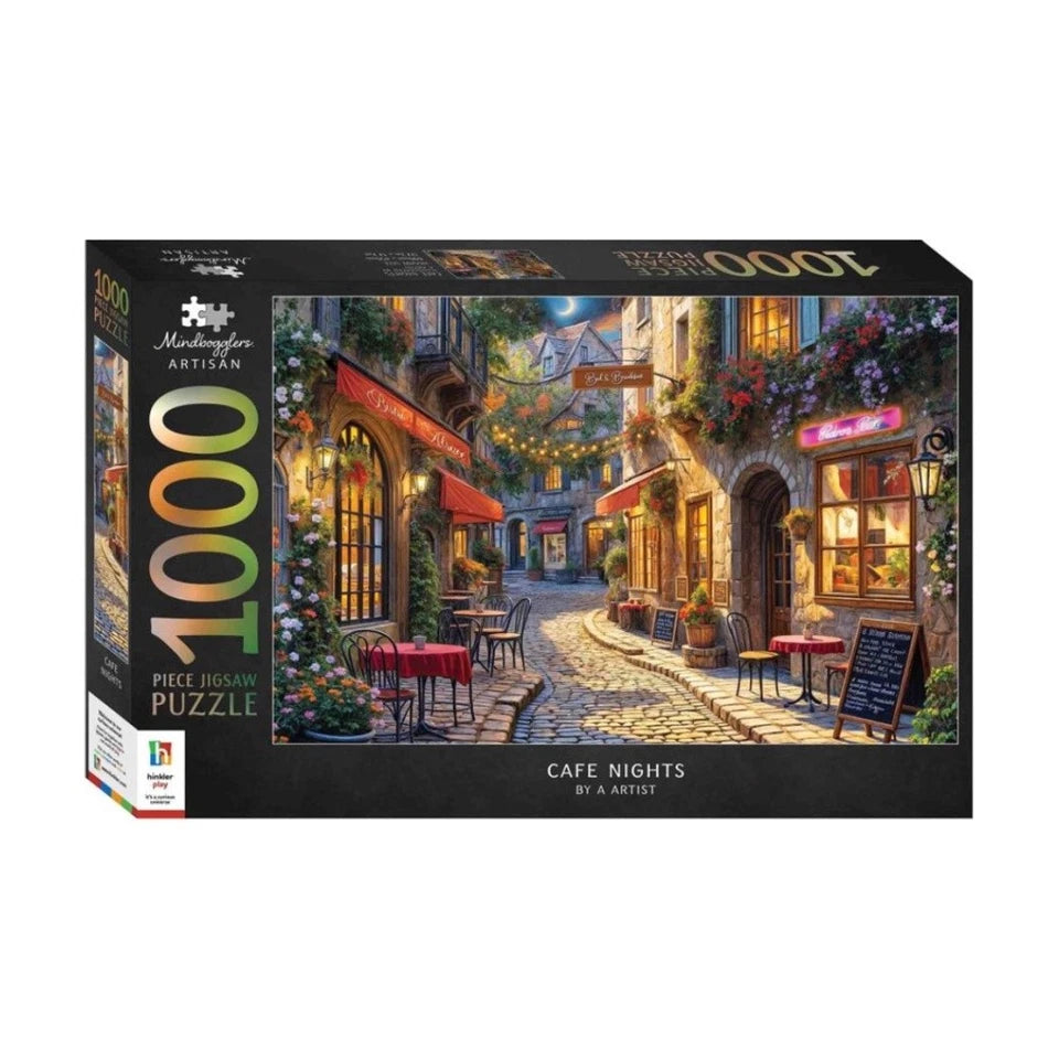 Hinkler 1000PC Mindbogglers Artisan Balloon Fest & Artisan Cafe Nights Puzzle