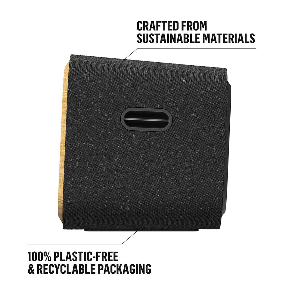 Marley Get Together 2 XL 30W | Powerful Portable Bluetooth Wireless Speaker | Black/Woodgrain