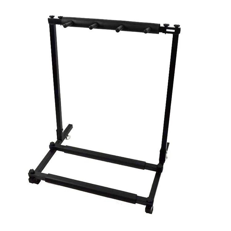 Guitar Stand Fits 3 Guitars | Bass Display Rack | Metal Contrsuction | anti-collision foam | Non-Slip