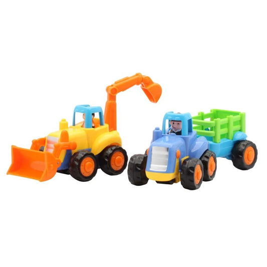 Junior Tractors Toy | 16cm Fun Digger Truck Toys | Suitable for 12m+ | Engaging Play | Durable Toys | Tactile Toy