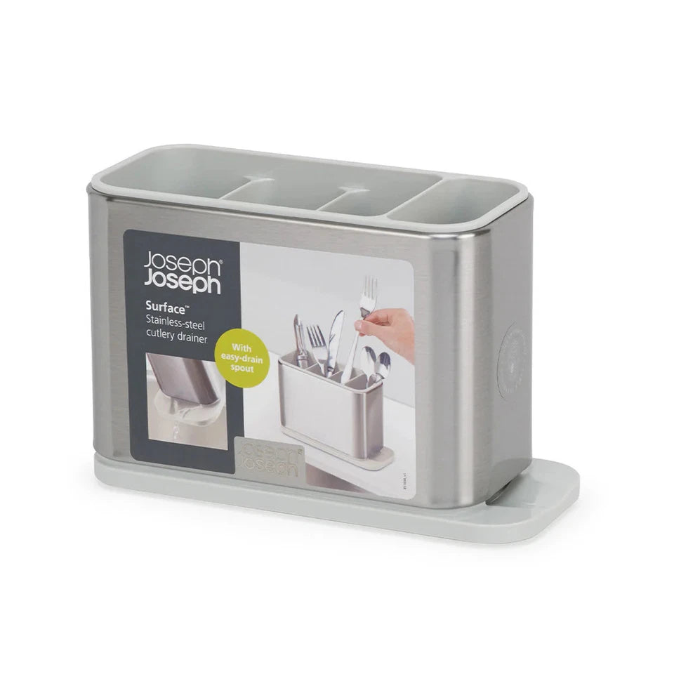 Joseph Joseph Surface Stainless Steel Cutlery Drainer Stone | Washing Goals | Draining Section