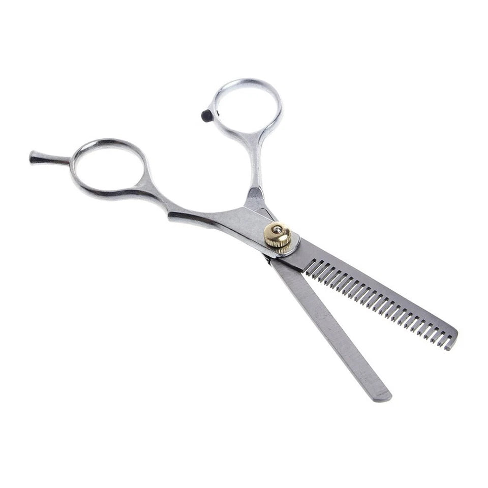 6" Salon Hairdressing Barber Scissors | Set Hair Cutting Thinning Shears Tool Kit | High Quality Stainless Steel | Ergonomical Design