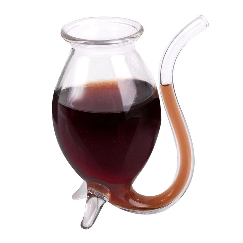 Bartender 75ml | Hand Blown Glass Port Sippers | Bulb-Shape Glassware Clear 4pc | Borosilicate glass