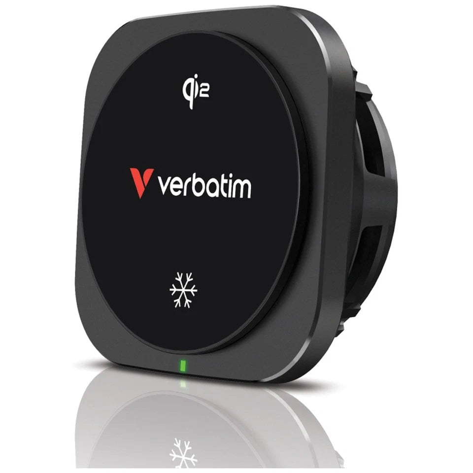 VERBATIM Charge 'n' Drive Qi2 Magnetic Car Charger CND-02 Wireless