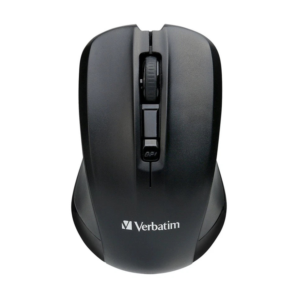 VERBATIM Wireless Keyboard & Mouse Combo Set W/ USB Connection Receiver 2.4Ghz