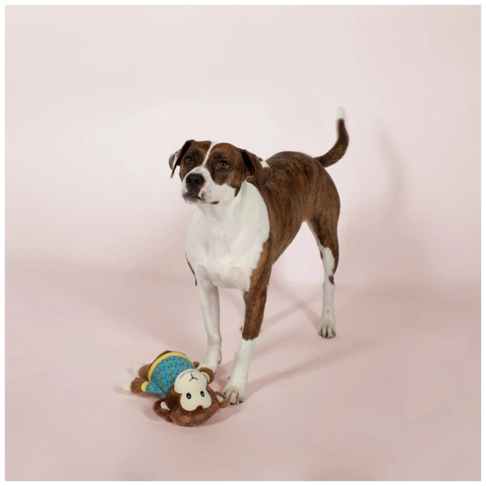 Petshop By Fringe Studio Bananas The Monkey Plush Dog Toy Extra Large
