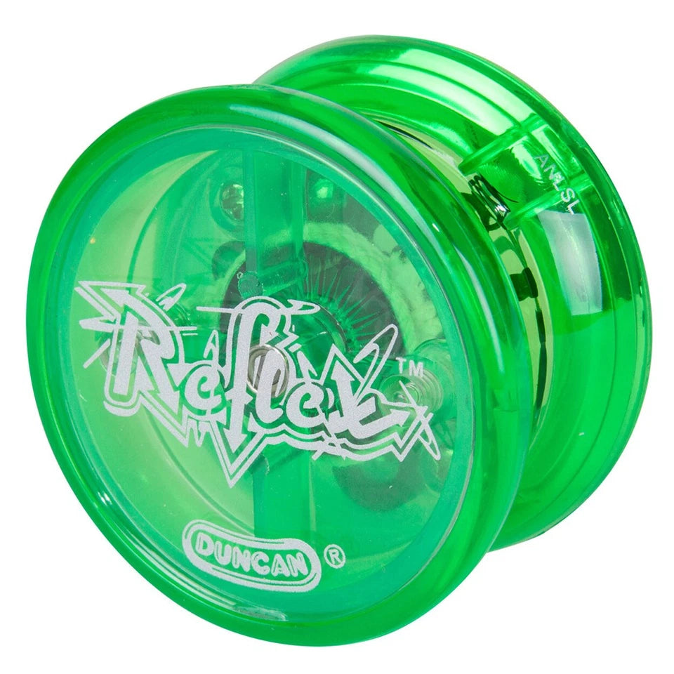 2x Duncan Yo Yo Beginner Reflex Auto Return Kids Classic Round Toy 6y+ Assorted