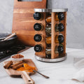 Spice Market Khari Stainless Steel 16 Jar Spice Rack Size 30X20X20cm by Baccarat