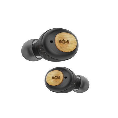 House of Marley Champion True Wireless Bluetooth 5.0 IPX4 Earphones Earbuds BLK | Sustainably Crafted