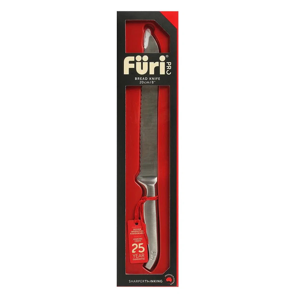 Pro Bread Knife Size 20cm by Furi | Stainless Steel Elegant Breadknife