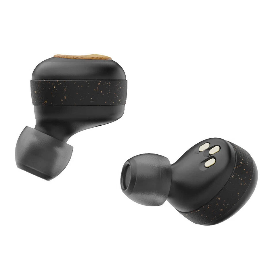 House of Marley Champion True Wireless Bluetooth 5.0 IPX4 Earphones Earbuds BLK | Sustainably Crafted