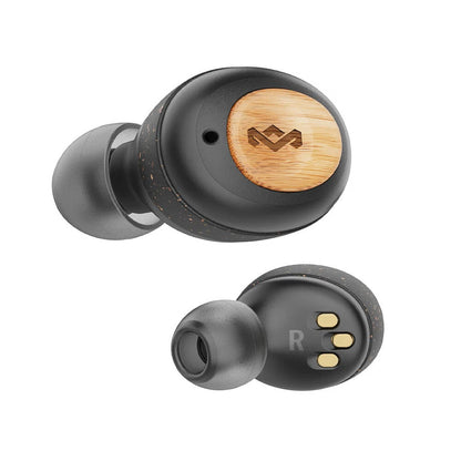 House of Marley Champion True Wireless Bluetooth 5.0 IPX4 Earphones Earbuds BLK | Sustainably Crafted
