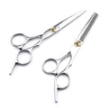 6" Salon Hairdressing Barber Scissors | Set Hair Cutting Thinning Shears Tool Kit | High Quality Stainless Steel | Ergonomical Design