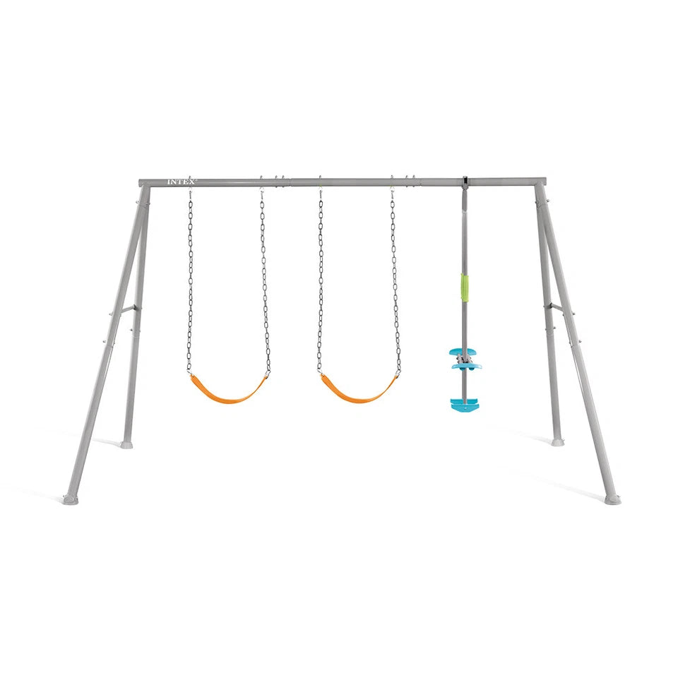 Intex Swing And Glide | Three Feature SteelKids/Childrens Backyard Swing | Set 3y+ | Outdoor Toys