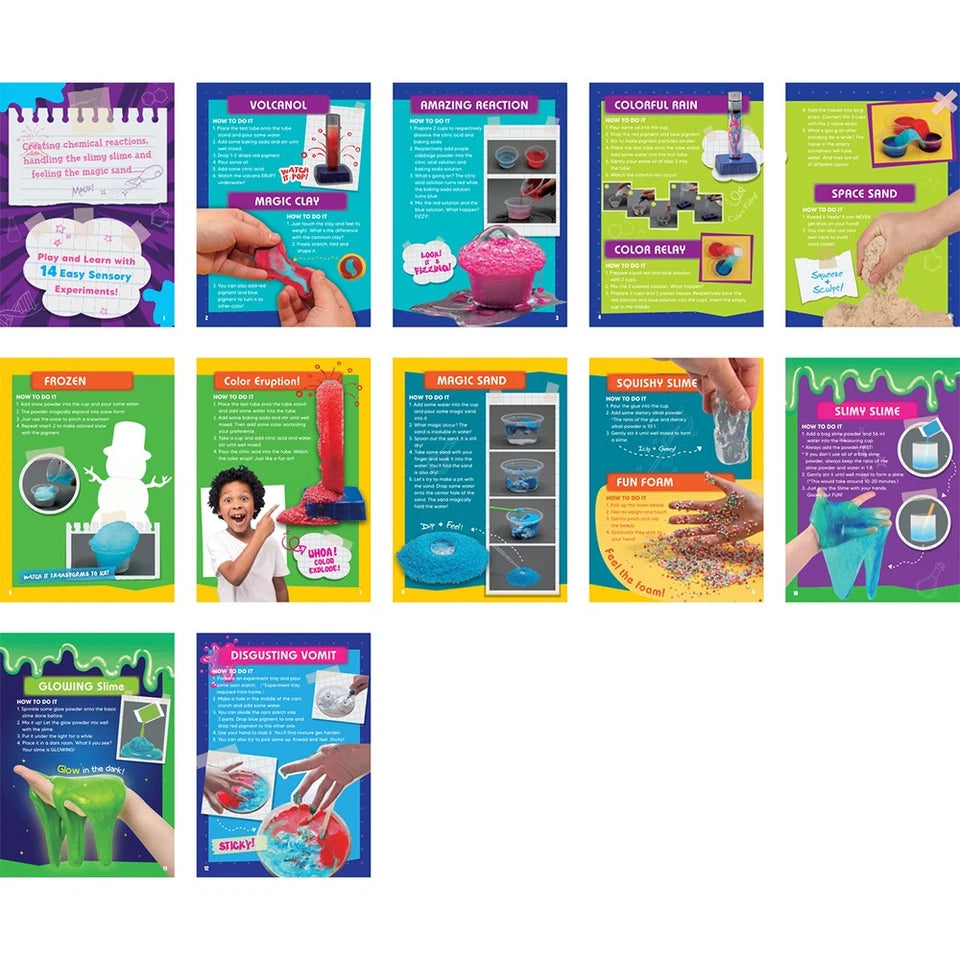 Kaper Kidz Sensory Science Kit Kids/Childrens Educational Activity Toy 8Y+