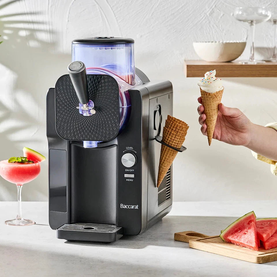 Baccarat The SlushiePro Ice Cream & Slushie Machine | Serves Five | Flavourful Frozen Drinks | 5 Preset Functions |