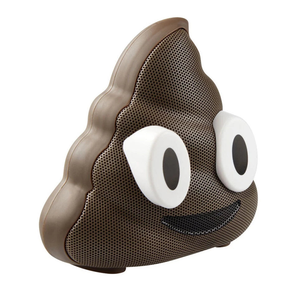 Jam Bluetooth Wireless Speaker w/Mic | Choc Swirl Poop Emoji | Suitable for iPhone/Galaxy