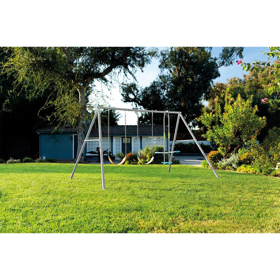 Intex Swing And Glide | Three Feature SteelKids/Childrens Backyard Swing | Set 3y+ | Outdoor Toys