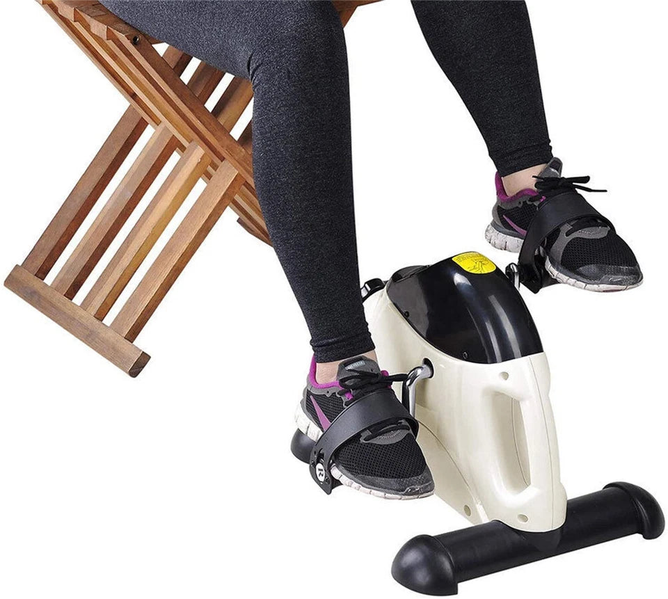 Portable Mini Pedal Exerciser Gym Bike Fitness Cycle Leg/Arm LCD Display Trainer