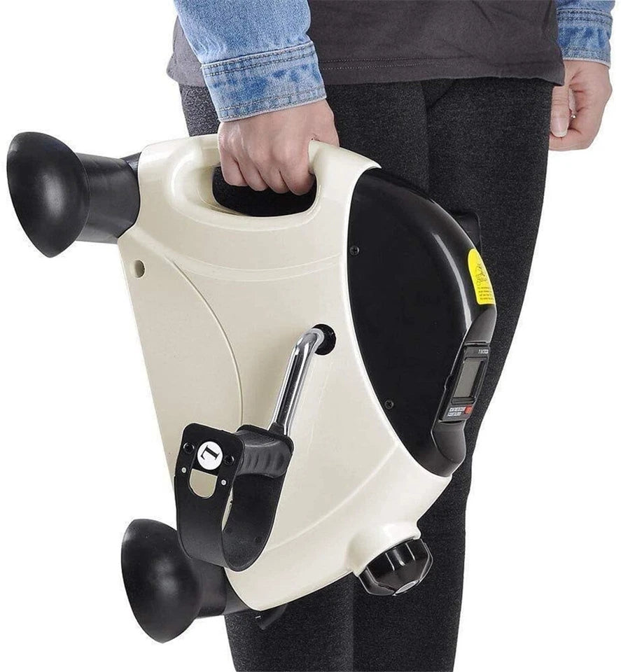 Portable Mini Pedal Exerciser Gym Bike Fitness Cycle Leg/Arm LCD Display Trainer