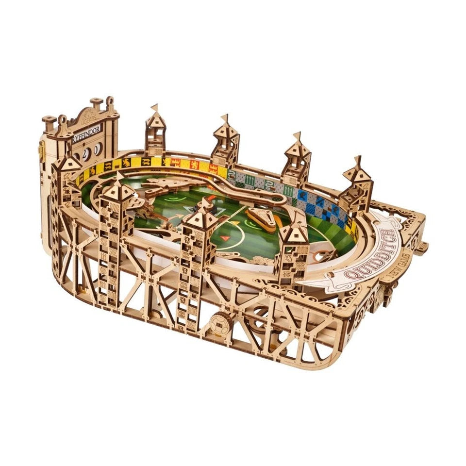 UGears Harry Potter Quidditch Stadium | Pinball Wooden 3D Puzzle 402pc | Suitable for 14y+