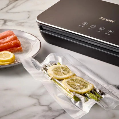 Baccarat The Easy Seal Vacuum Sealer | Food Preserver | Airtight Vacuum | Easy Touch Panel | Wet and Dry Function