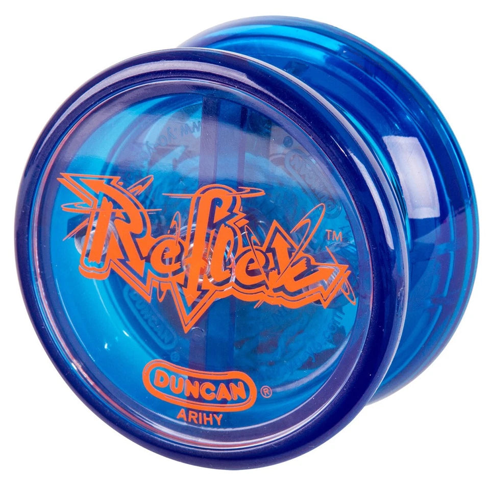2x Duncan Yo Yo Beginner Reflex Auto Return Kids Classic Round Toy 6y+ Assorted