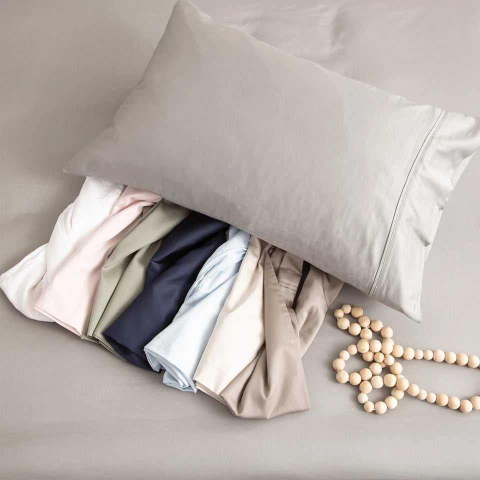 Park Avenue Single 500TC Bamboo Cotton Sheet | 2x Pillowcases | Bedding Peach Park Avenue Single 500TC Bamboo Cotton Sheet w/ 2x Pillowcases | Peach Bedding Set
