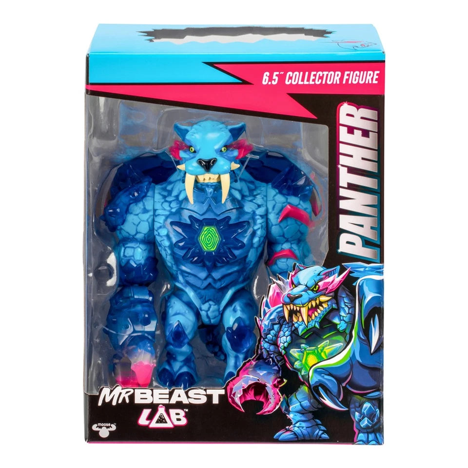 Mr Beast Lab Collector Action Figure Toy 6.5'' Panther Figurine Assorted 5+