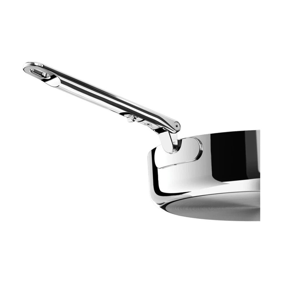 Joseph Space Saving 28cm Induction Saute Pan W Lid & Folding Handle Steel