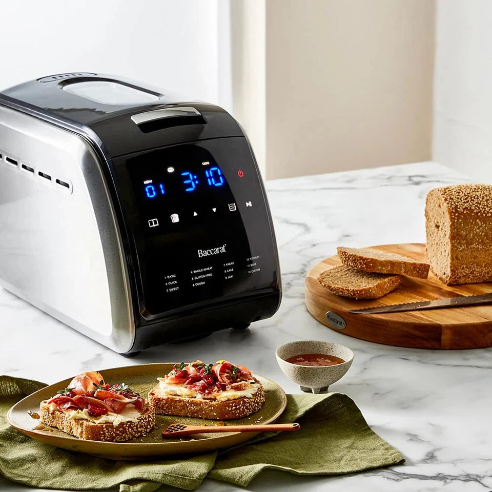 Baccarat The Ultimate Loaf Bread Maker | Fresh Bread Maker | 3 Loaf Sizes and Crust levels | Set and Forget Technology