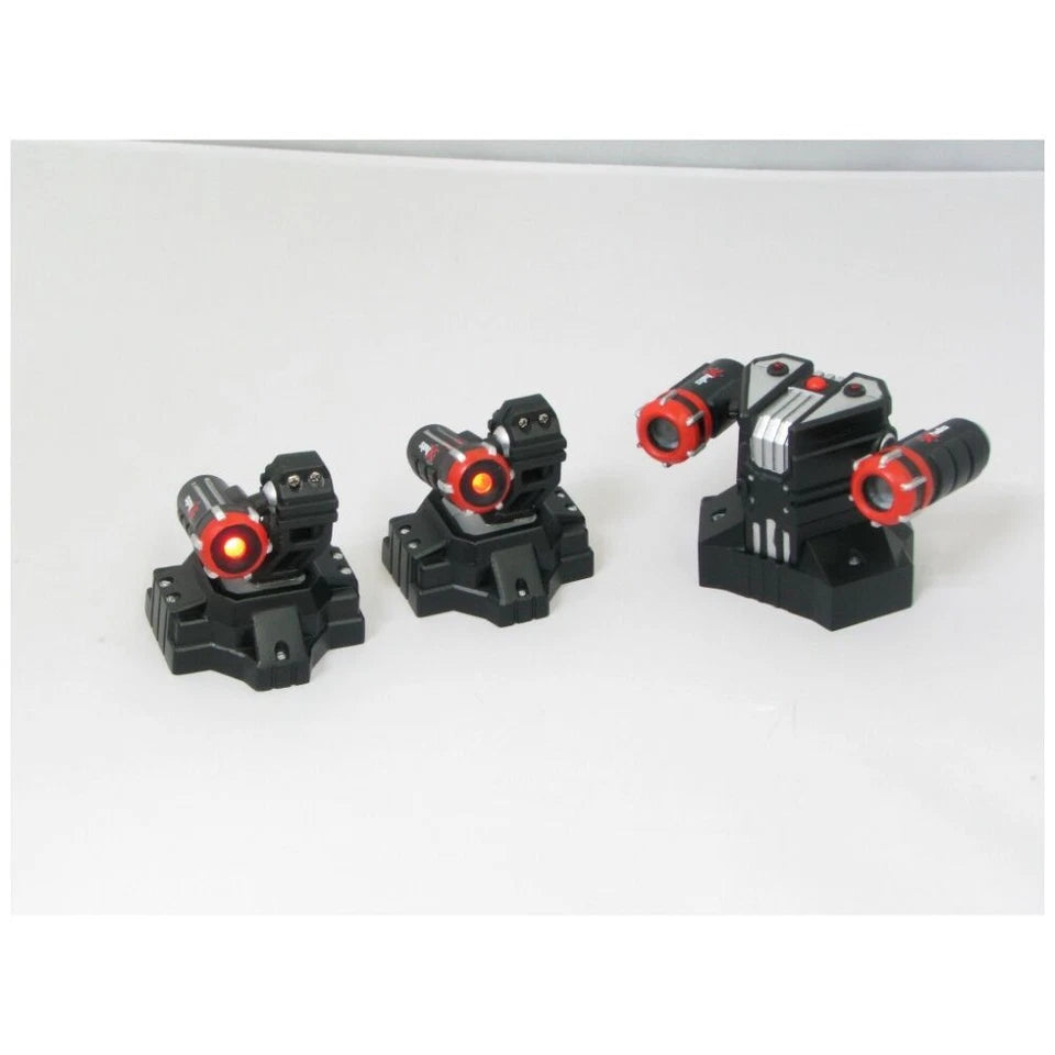 SpyX Lazer Trap Alarm Spy Toy | Kids/Children Black Toy 6y+ | LED beam transmitters and one alarm receiver