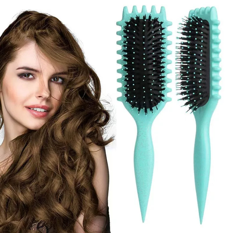 Curl Define Styling Defining Brush Hair | Purple Stylishing Tool Curl Bounce Brush