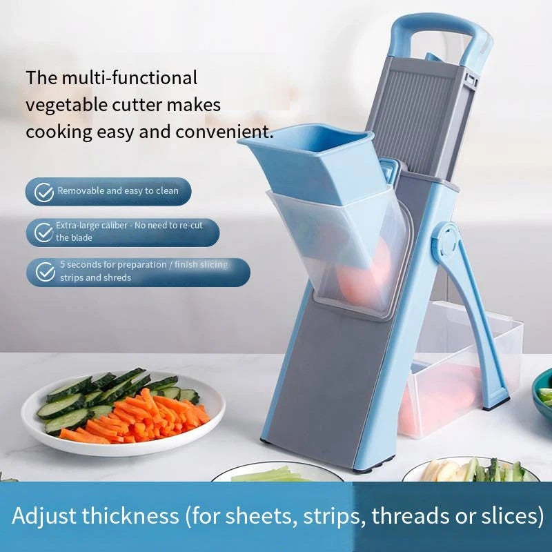 Multifunctional Green Vegetable Slicer Grater Cutter for Home Kitchen Prep