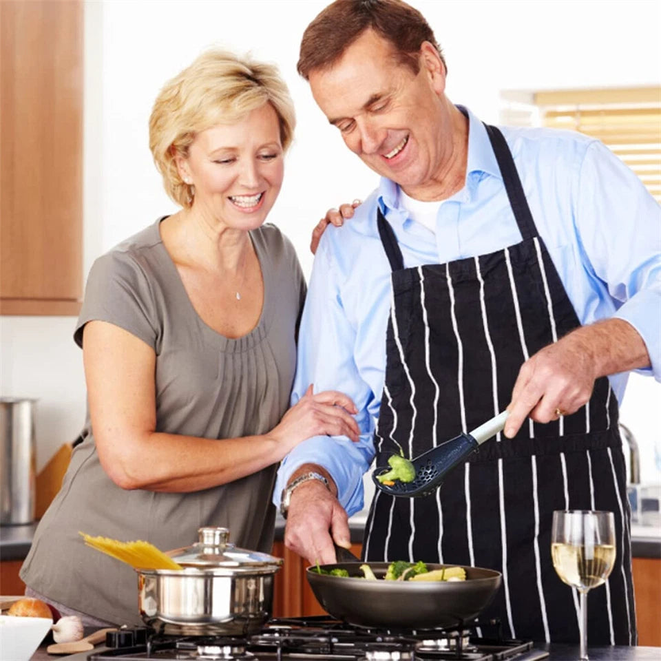 Multi-function Kitchen Utensil Spatula Spoon Cooking Tool Cookware Potato Ricer