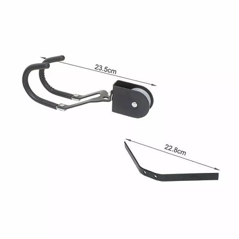 Stainless Steel Kayak/Bike Hoist | Lift Pulley System | Garage Ceiling Storage Rack | Capacity 56.7 Kg (125LBS)